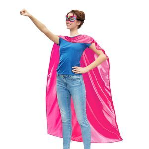 3449 Adult Super Hero Capes And Mask For Superhero Costume